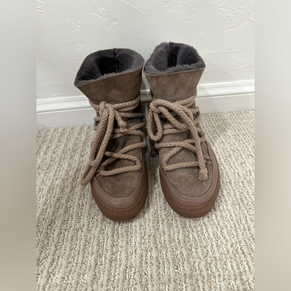 INUIKII - Brown Classic Sneaker Boots - size EU 37 (size 7) - Picture 3 of 8